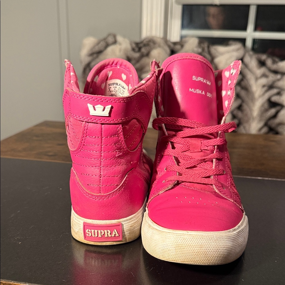Supra Vaider Kids Sneakers in Pink